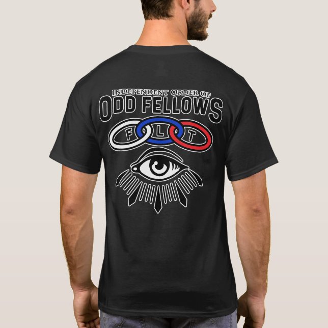 Camiseta Links e olhos de bolseiros ímpares (Verso)