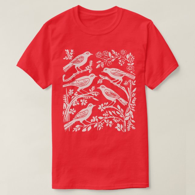 Camiseta Lino Cut Bird 1 (Frente do Design)