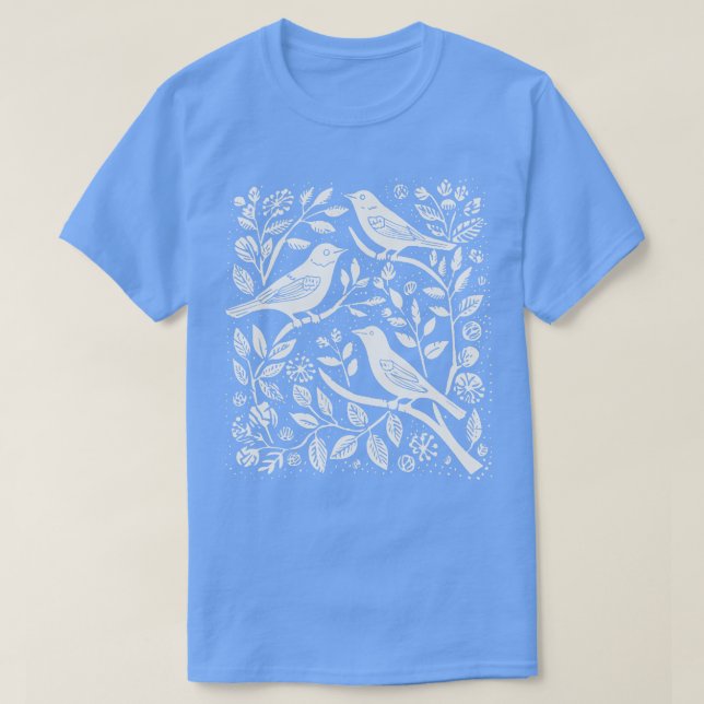 Camiseta Lino Cut Bird 2 (Frente do Design)