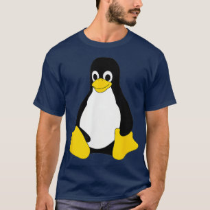 Camiseta Linu Mascot Tu, o Geek Pinguim, pessoa de TI