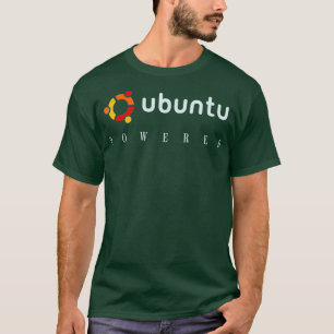 Camiseta Linu Os Powered by Ubuntu Tu Penguin Tee