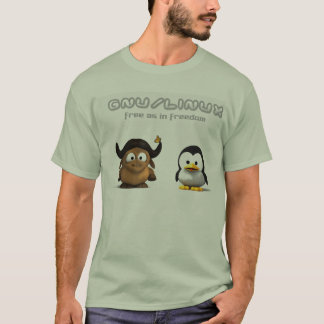 Camiseta Linux do Gnu de NuJumah