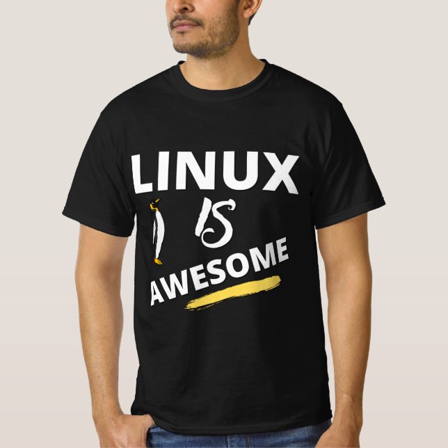 Camiseta Linux é incrível em T-Shirt (Frente)