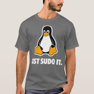 Camiseta Linux Just Sudo it 