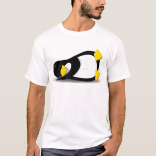 Camiseta Linux Tux sleeping