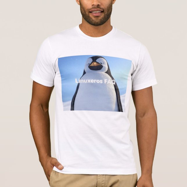 Camiseta Linuxeros FAQ (Frente)