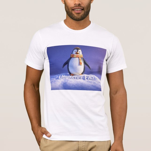Camiseta Linuxeros FAQ (Frente)