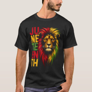 Camiseta Lion 18 de junho de 1865 Legal História Negra Afri