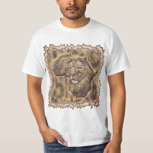 Camiseta Lion Africa T-Shirt (Frente)