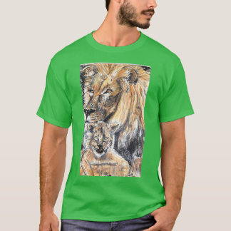 Camiseta lion and cub Triblend