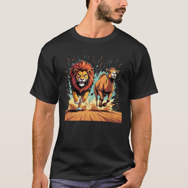 Camiseta Lion and Llama Dash (Frente)