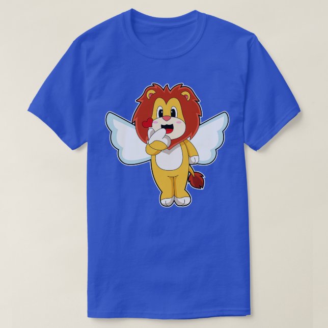 Camiseta Lion Angel wings 1 (Frente do Design)