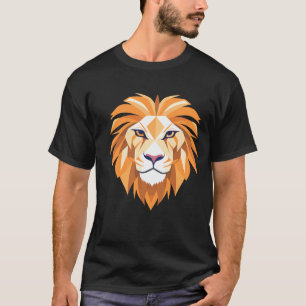 Camiseta Lion Animal Freedom World Willife Wonder Vetor
