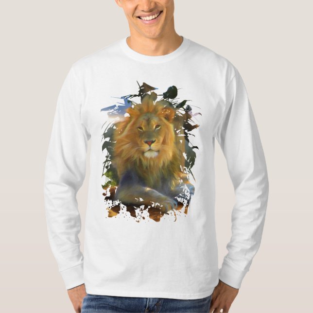 CAMISETA LION AO REDOR (Frente)