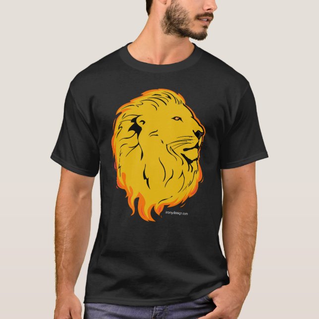 Camiseta Lion Art Design (Frente)