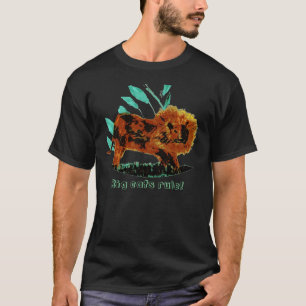 Camiseta Lion Big Cats Engraçado Texto