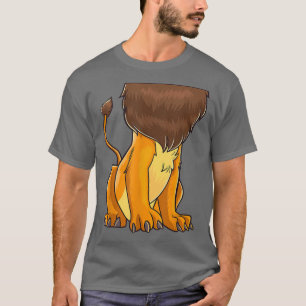 Camiseta Lion Body Costume Mane Bonita Cabeça Sem Cabeça Le
