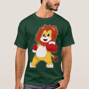 Camiseta Lion Boxer Boxing luvas Boxing