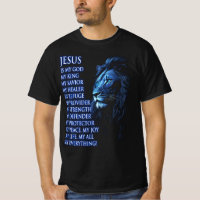 Lion Christian Jesus É Meu Deus Rei Senhor Salvado