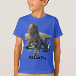Camiseta Lion City Urban Architecture Surrealist Shirt