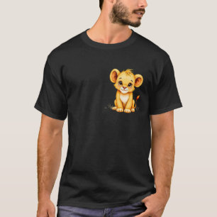 Camiseta Lion Cub Wildlife Fantasy Art