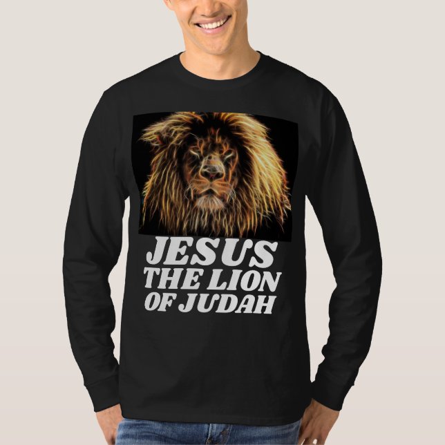 Camiseta LÍON DAS t-shirts JUDAH JESUS CHRISTIAN (Frente)