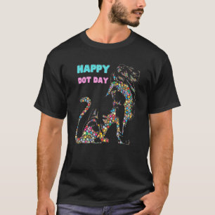 Camiseta Lion Dots Silhouette Happy Dot Day