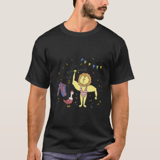 Camiseta Lion Duck Acrobat Clowe Circus Act