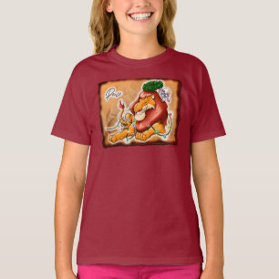 Camiseta LION E LAMB PEACE por Jeff Willis Art
