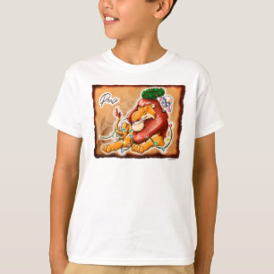 Camiseta LION E LAMB PEACE por Jeff Willis Art