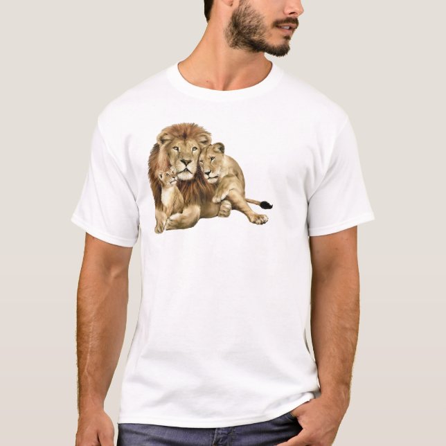 Camiseta lion family (Frente)