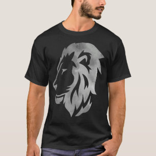Camiseta Lion Felidae Grandes Roupas de Gato Homens Mulhere