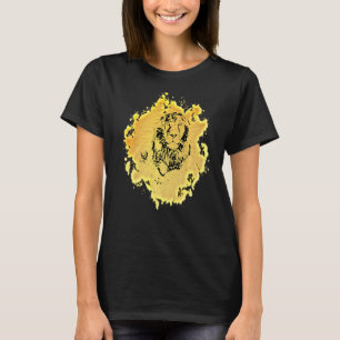 Camiseta Lion Head Africa Gato Grande Leões Coloridos