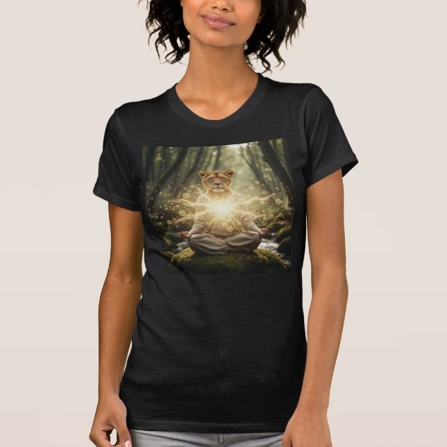 Camiseta Lion-Hearted Joy Meditation Portal (Frente)