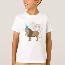 Camiseta Lion Jungle Partilhando Animais com Festa