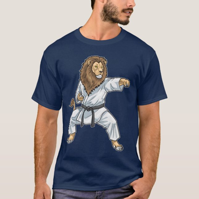 Camiseta Lion Karate Artes Marciais (Frente)