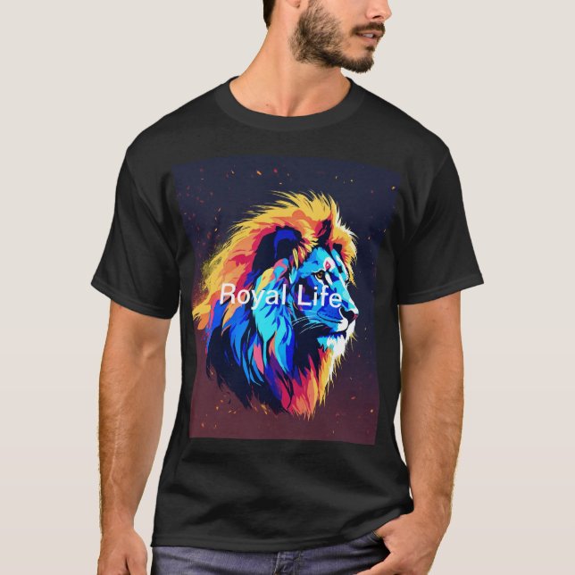 Camiseta Lion King Basic Tee: Abraçar a Vida Real (Frente)