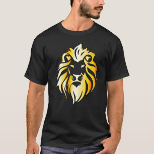 Camiseta Lion Leo Zodiac Ouro Rei Da Selva