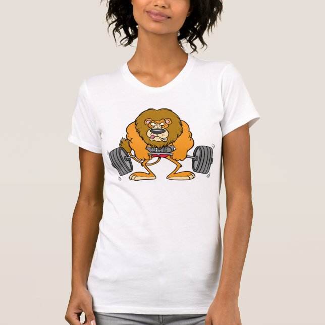Camiseta Lion Lifing Womens T-Shirt (Frente)