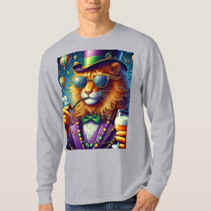 Camiseta Lion/Louisiana Mardi Gras