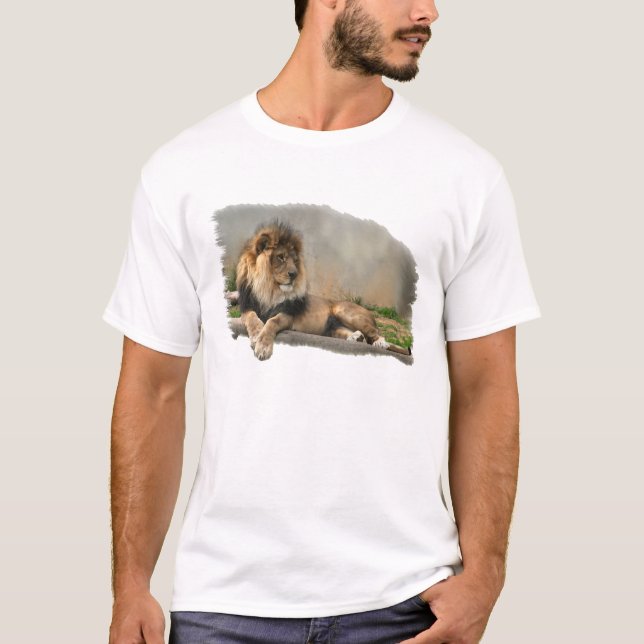 Camiseta Lion Lovers Art Roupa (Frente)