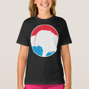 Camiseta Lion Luxembourguês Bandeira Nacional Animal