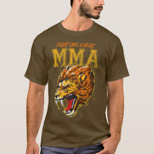 Camiseta Lion Martial Arts MmaMotivation Beast Fight