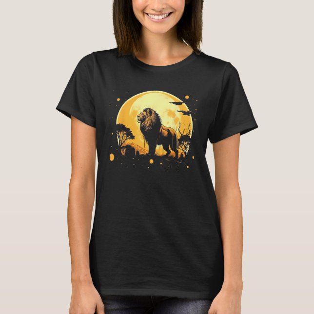 Camiseta Lion Moon Classic Design (Frente)