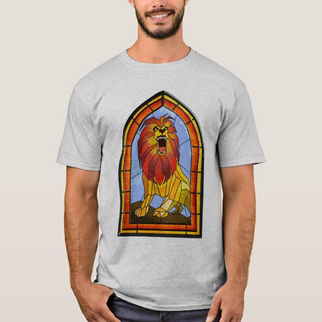 Camiseta Lion Nemean de vidro retido (Frente)