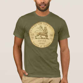 Camiseta Lion of Judah - Jah Army Gold Rasta reggae Shirt -