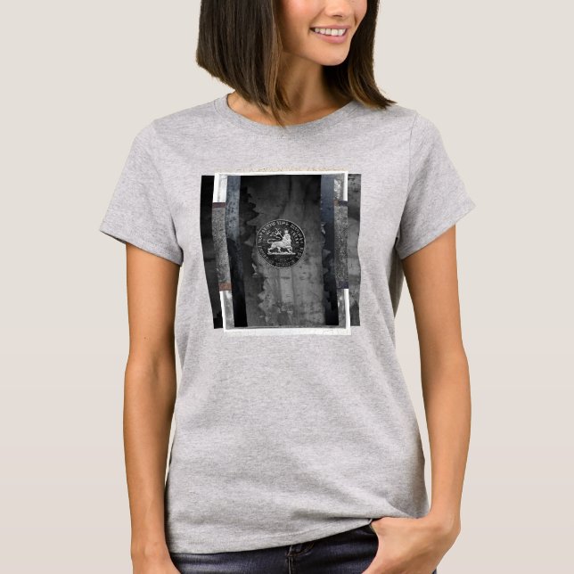 Camiseta Lion of Judah - Jah Army - Haile Selassie - Shirt (Frente)