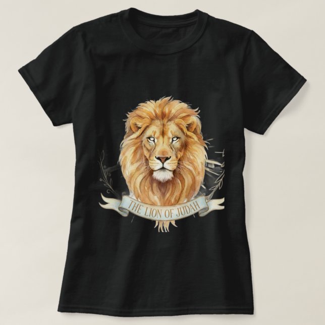 Camiseta Lion of Judah & Lover of My Soul Women's T-Shirt (Frente do Design)