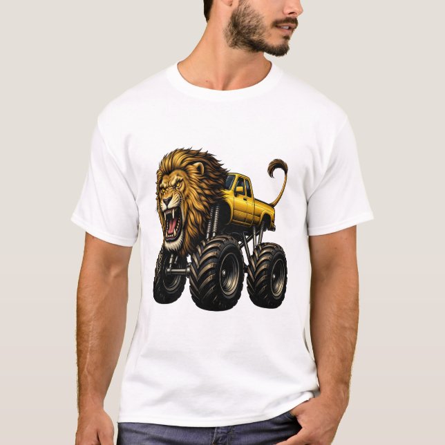 Camiseta Lion Off Road Monster Truck (Frente)