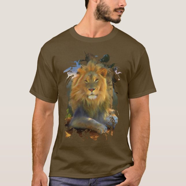 Camiseta LION ON ON THE JOB T-Shirt (Frente)